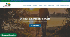 Desktop Screenshot of lakecookplumbing.com